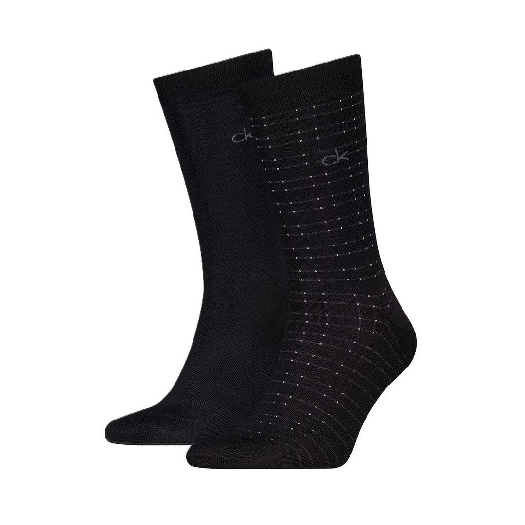 Calvin Klein Uomo Calzini 2P Grid 701235969 001