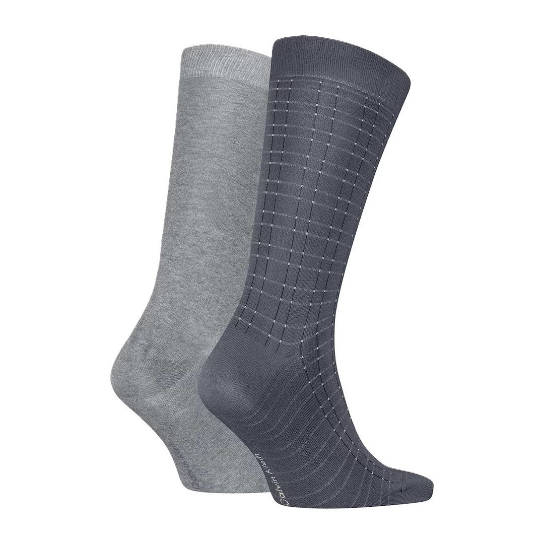 Calvin Klein Uomo Calzini 2P Grid 701235969 002