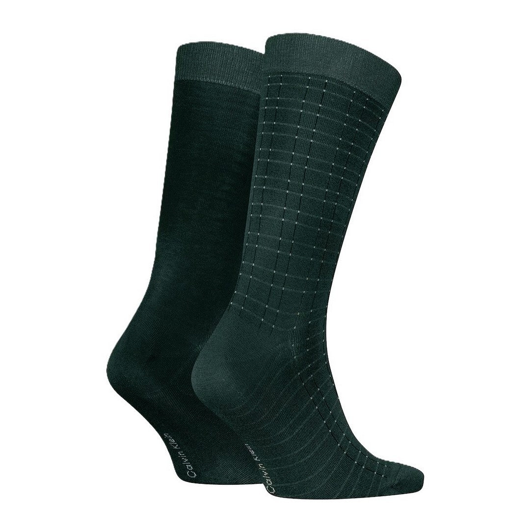 Calvin Klein Uomo Calzini 2P Grid 701235969 003