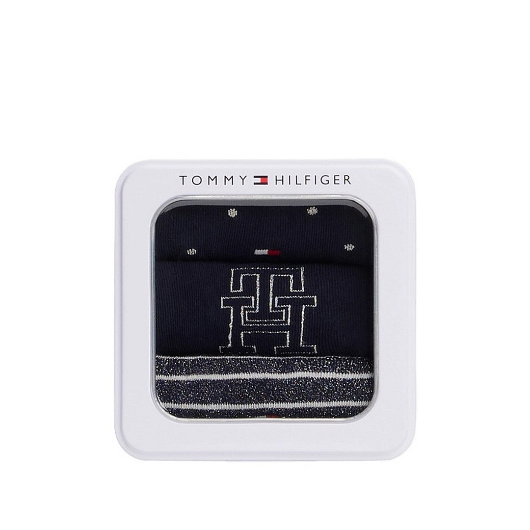 Tommy Hilfiger Donna Calze Corte 3P Giftbox 701236464 001