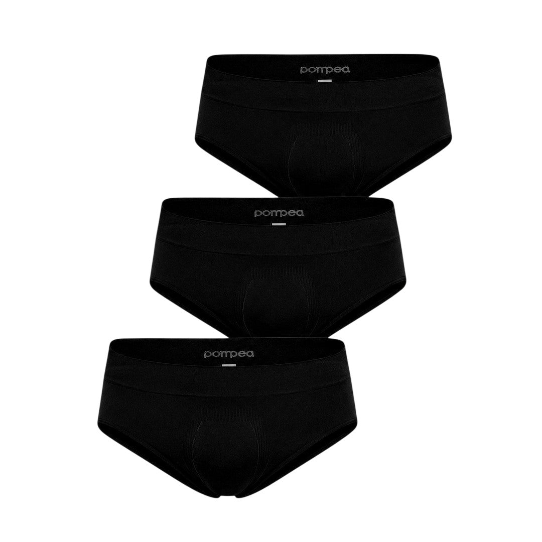 Pompea 3Pack Slip Uomo in Microfibra Seamless