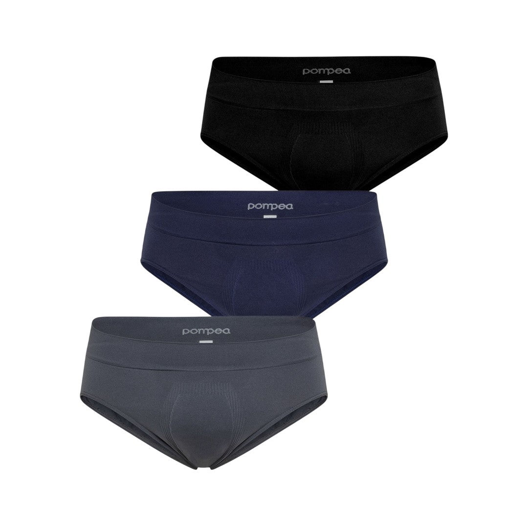 Pompea 3Pack Slip Uomo in Microfibra Seamless