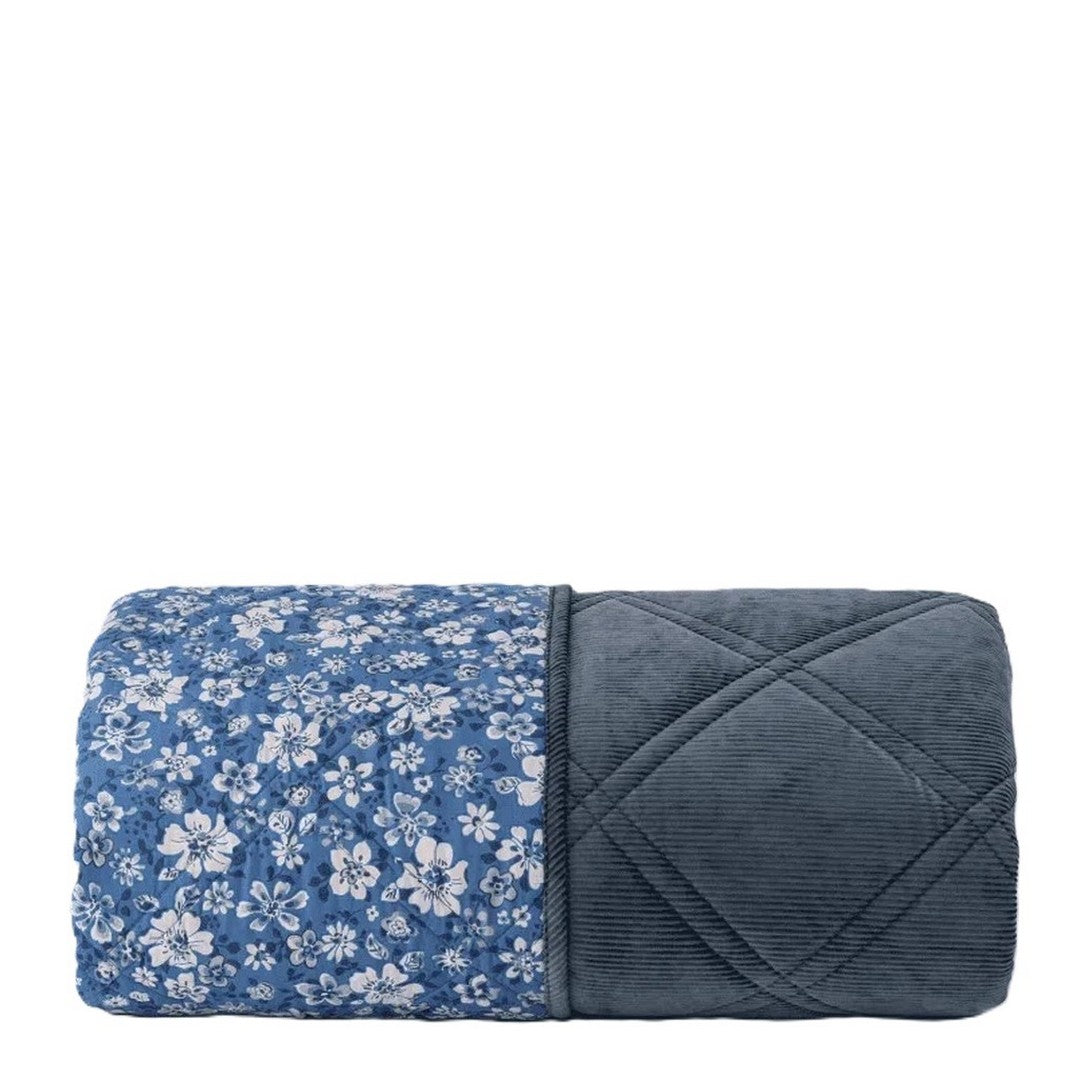 Riviera Coperta Double Matrimoniale in Velluto e Cotone Stampato LE0424 0401