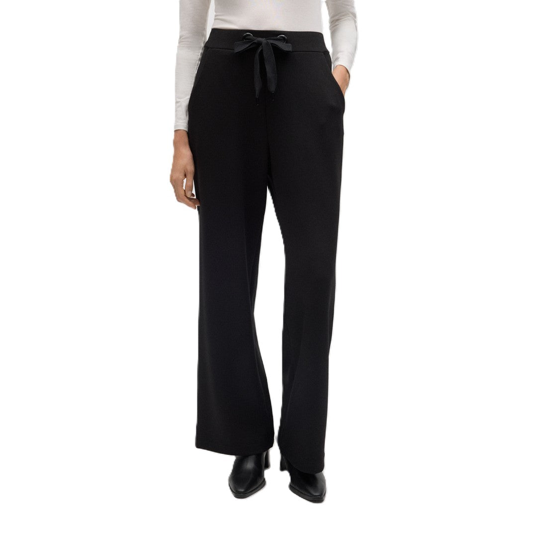 Ysabel Mora Donna Pantaloni Fluidi Gamba Dritta Black - 70676