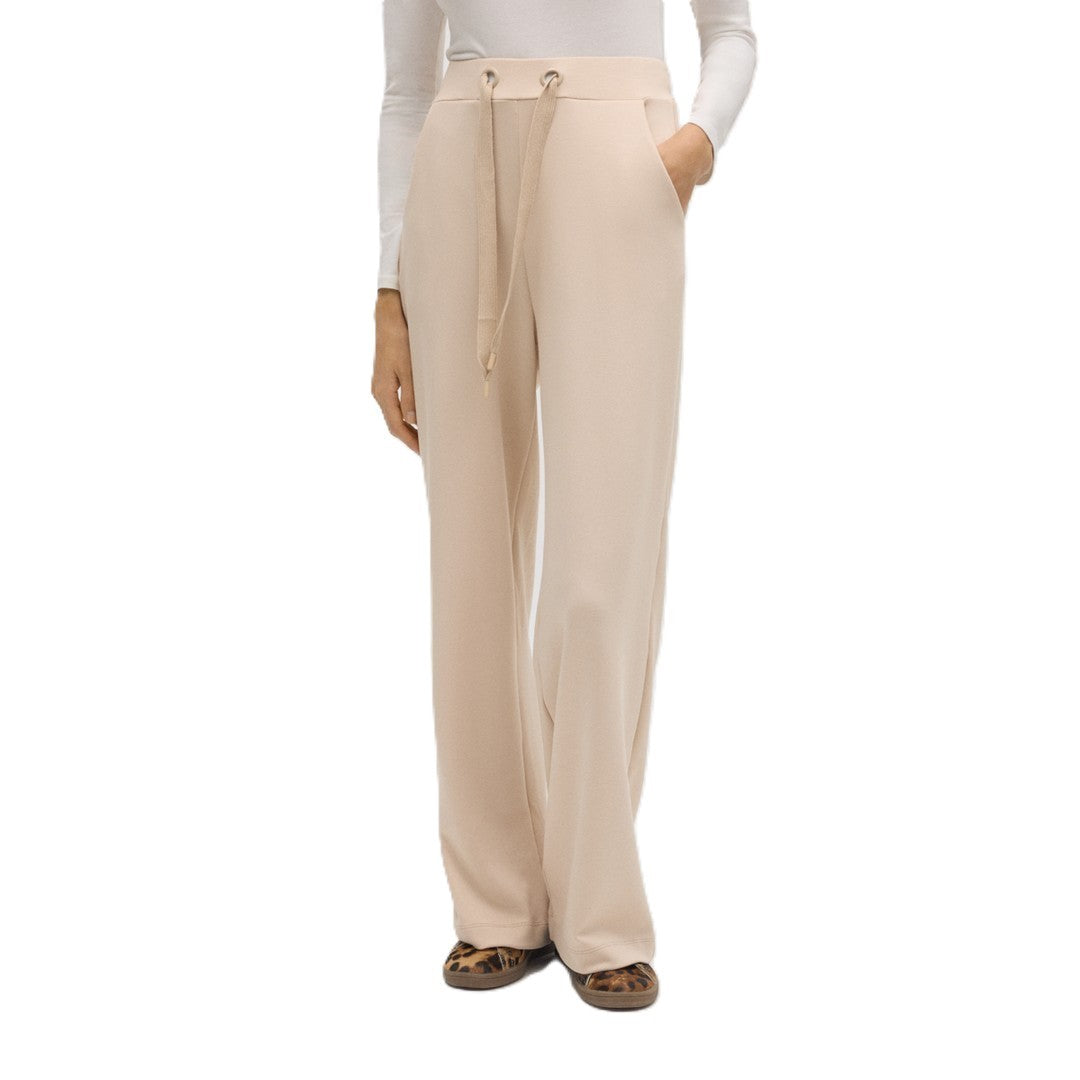 Ysabel Mora Donna Pantaloni Fluidi Gamba Dritta Sand - 70676