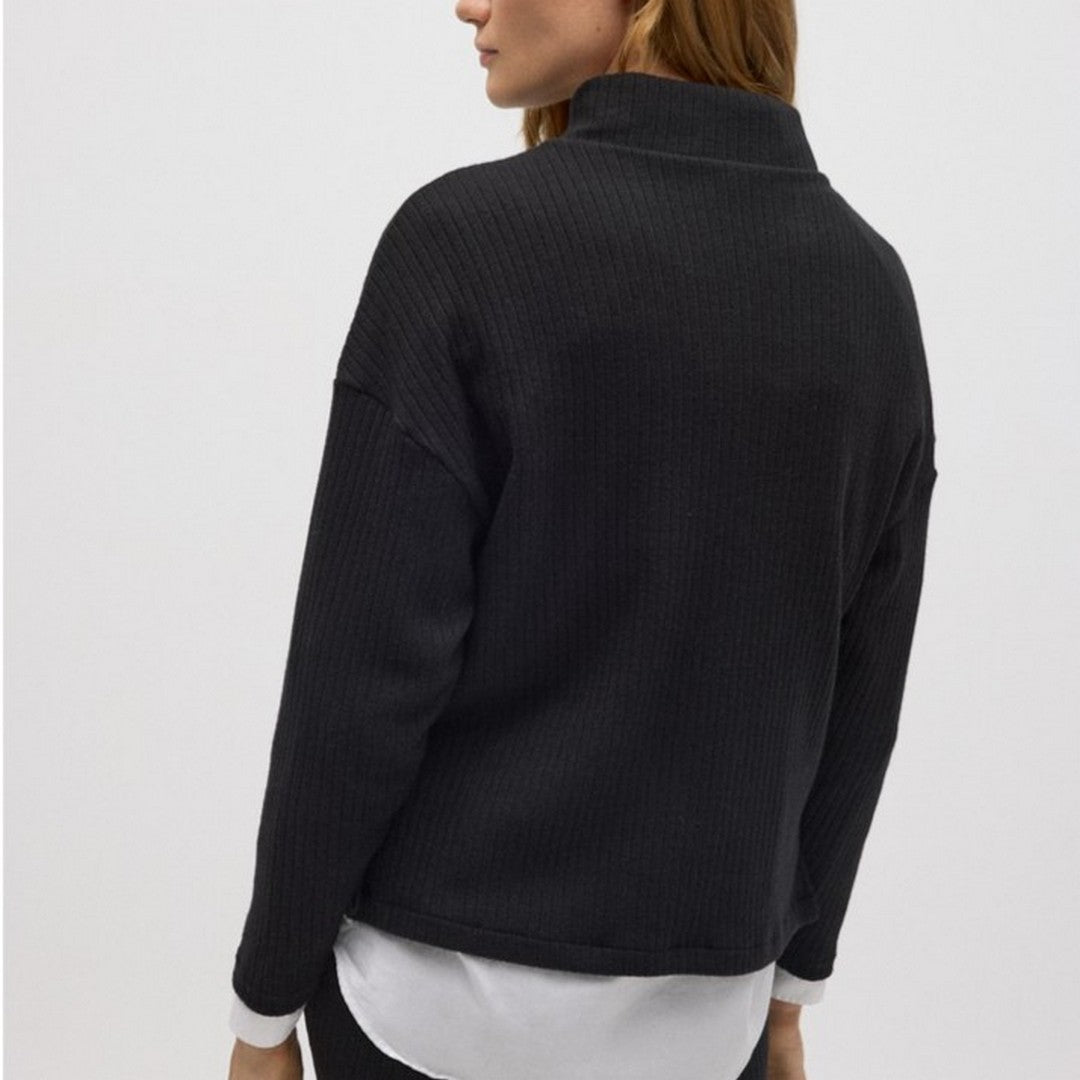 Ysabel Mora Donna Maglia a Coste Black - 70679