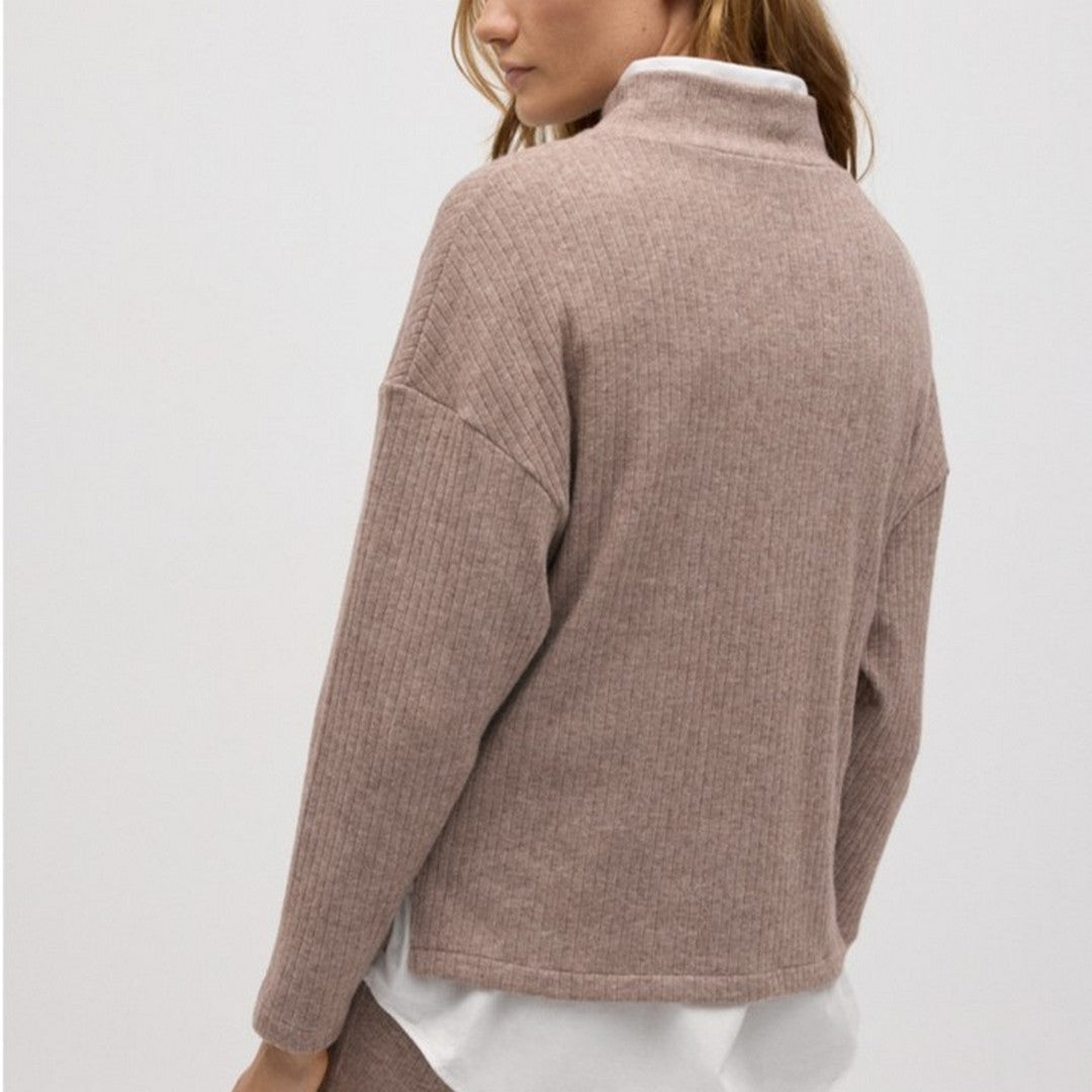 Ysabel Mora Donna Felpa a CosteTaupe - 70679