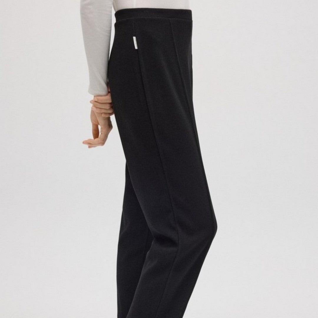 Ysabel Mora Donna Pantalone Black Effetto Velluto - 70684