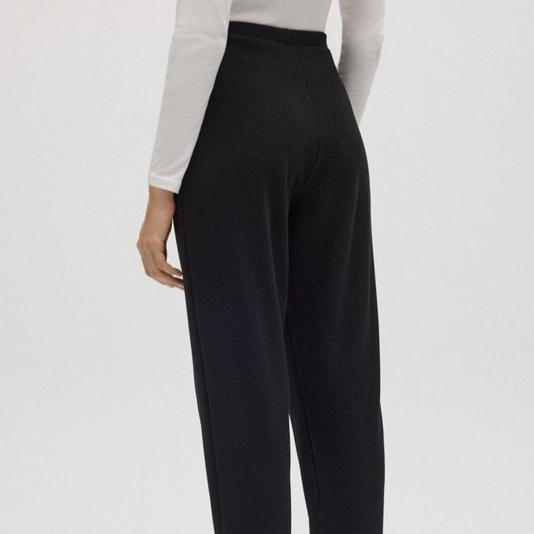 Ysabel Mora Donna Pantalone Black Effetto Velluto - 70684