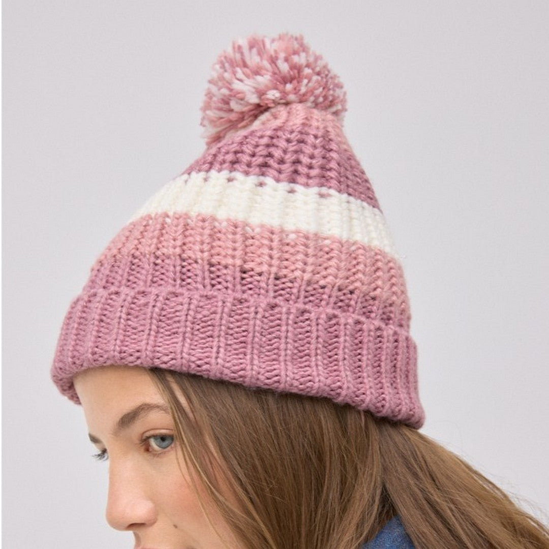 Ysabel Mora Donna Berretto a Righe - 70689