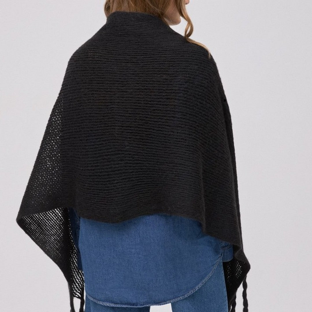 Ysabel Mora Donna Pashmina Nero - 70698