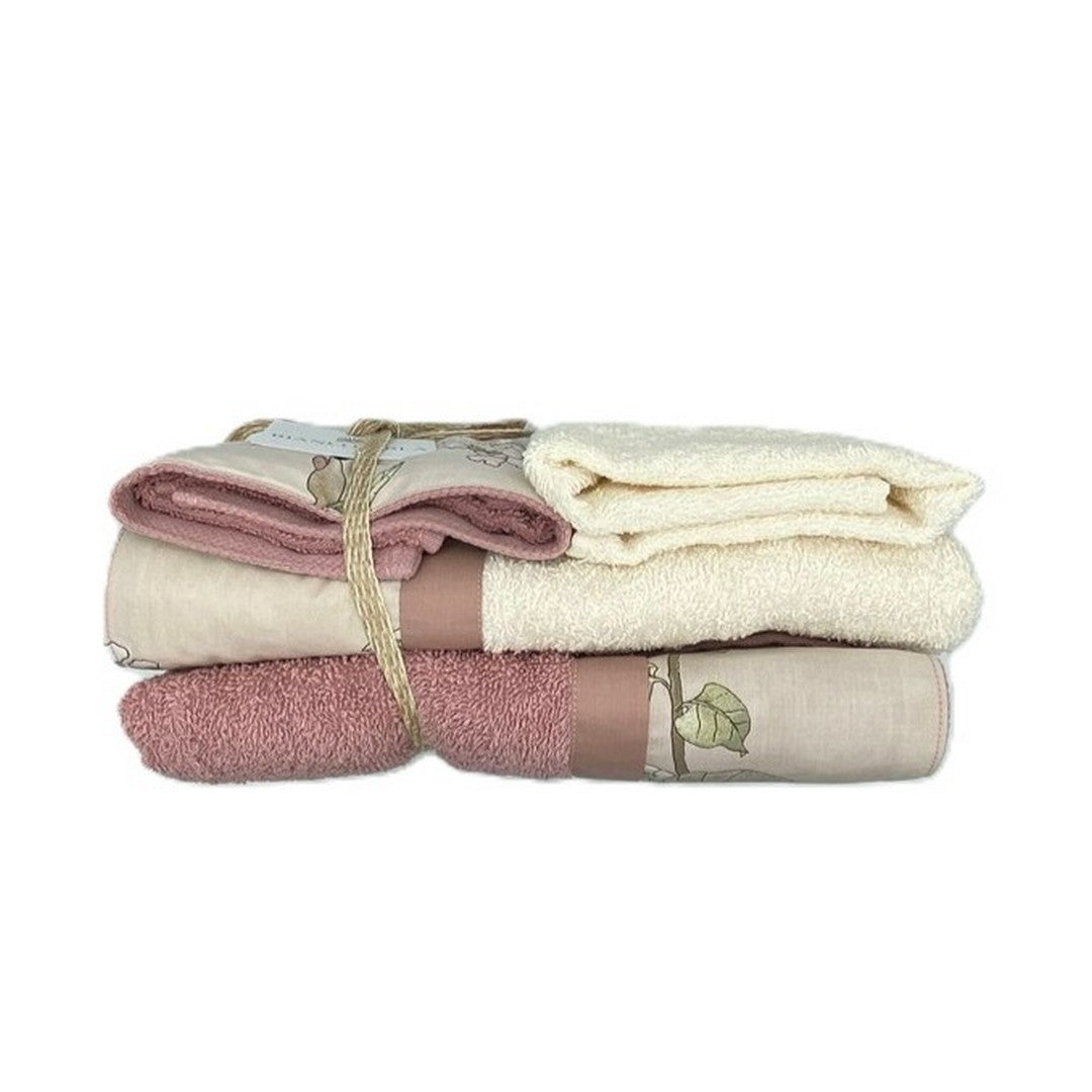 Biancoperla Set spugna 4 pezzi 2 Viso + 2 Ospite