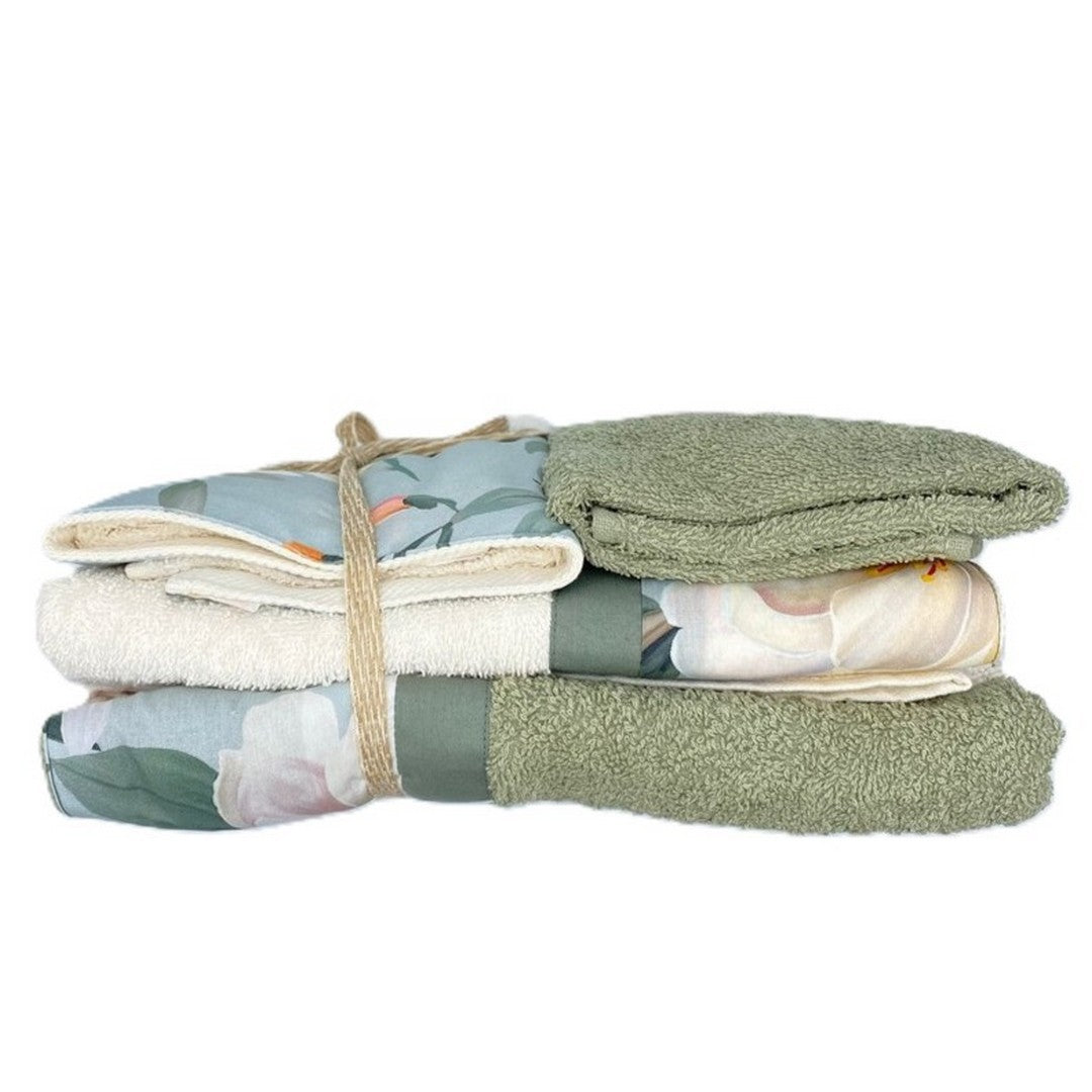 Biancoperla Set spugna 4 pezzi 2 Viso + 2 Ospite