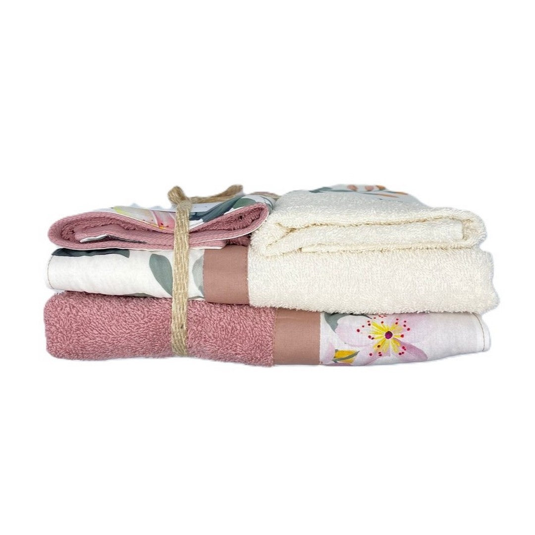 Biancoperla Set spugna 4 pezzi 2 Viso + 2 Ospite