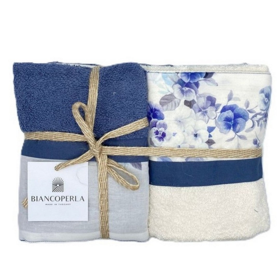 Biancoperla Set spugna 4 pezzi 2 Viso + 2 Ospite