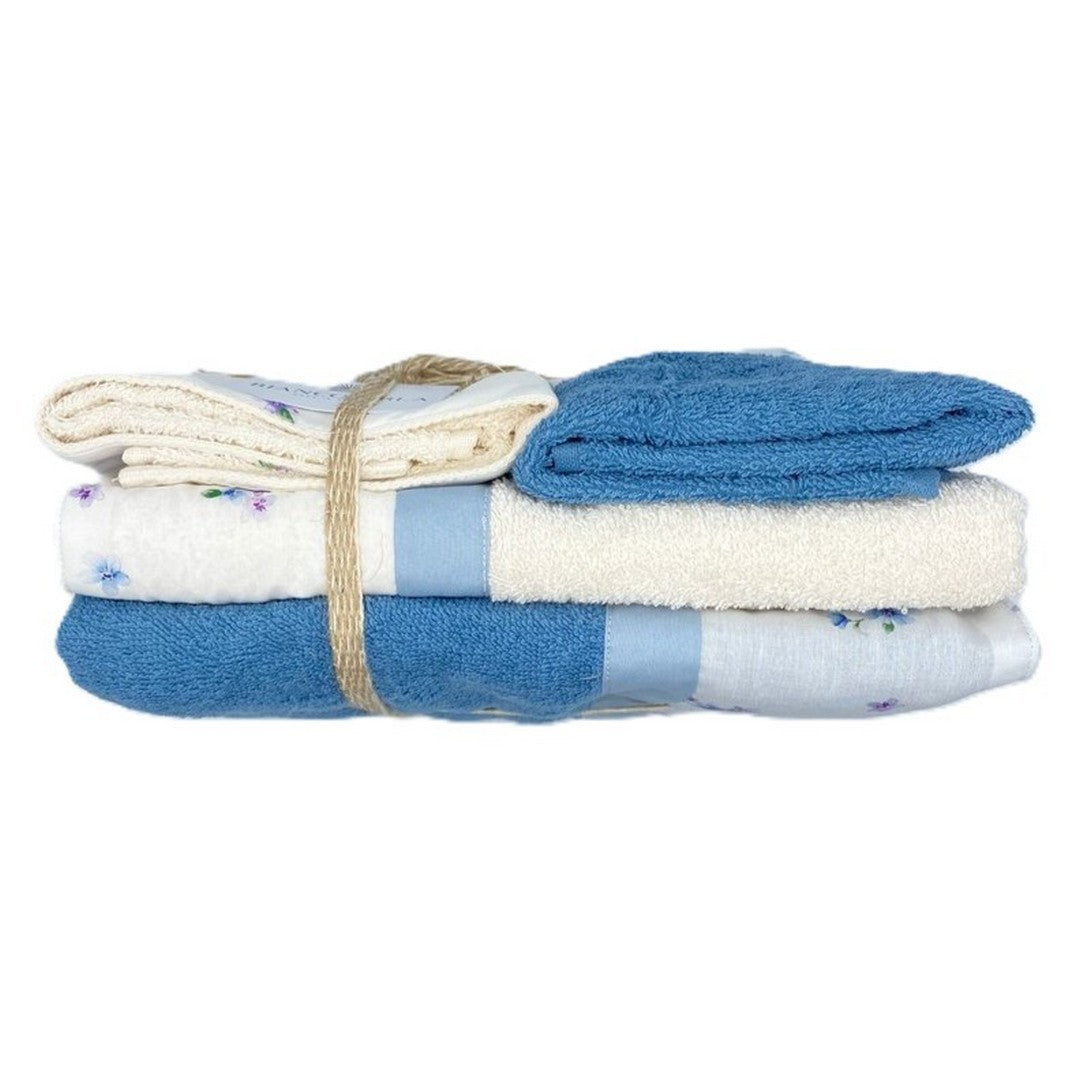 Biancoperla Set spugna 4 pezzi 2 Viso + 2 Ospite