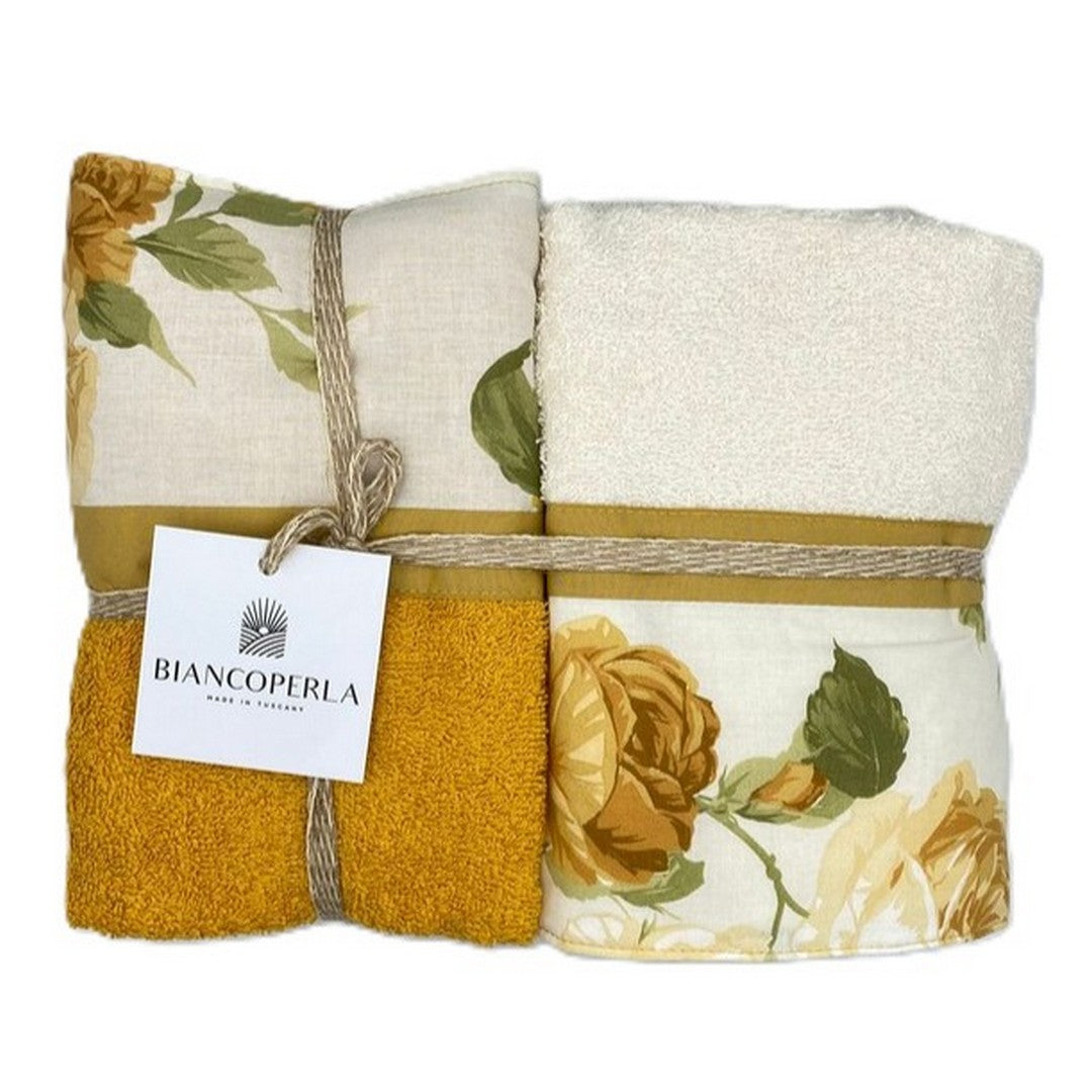 Biancoperla Set spugna 4 pezzi 2 Viso + 2 Ospite