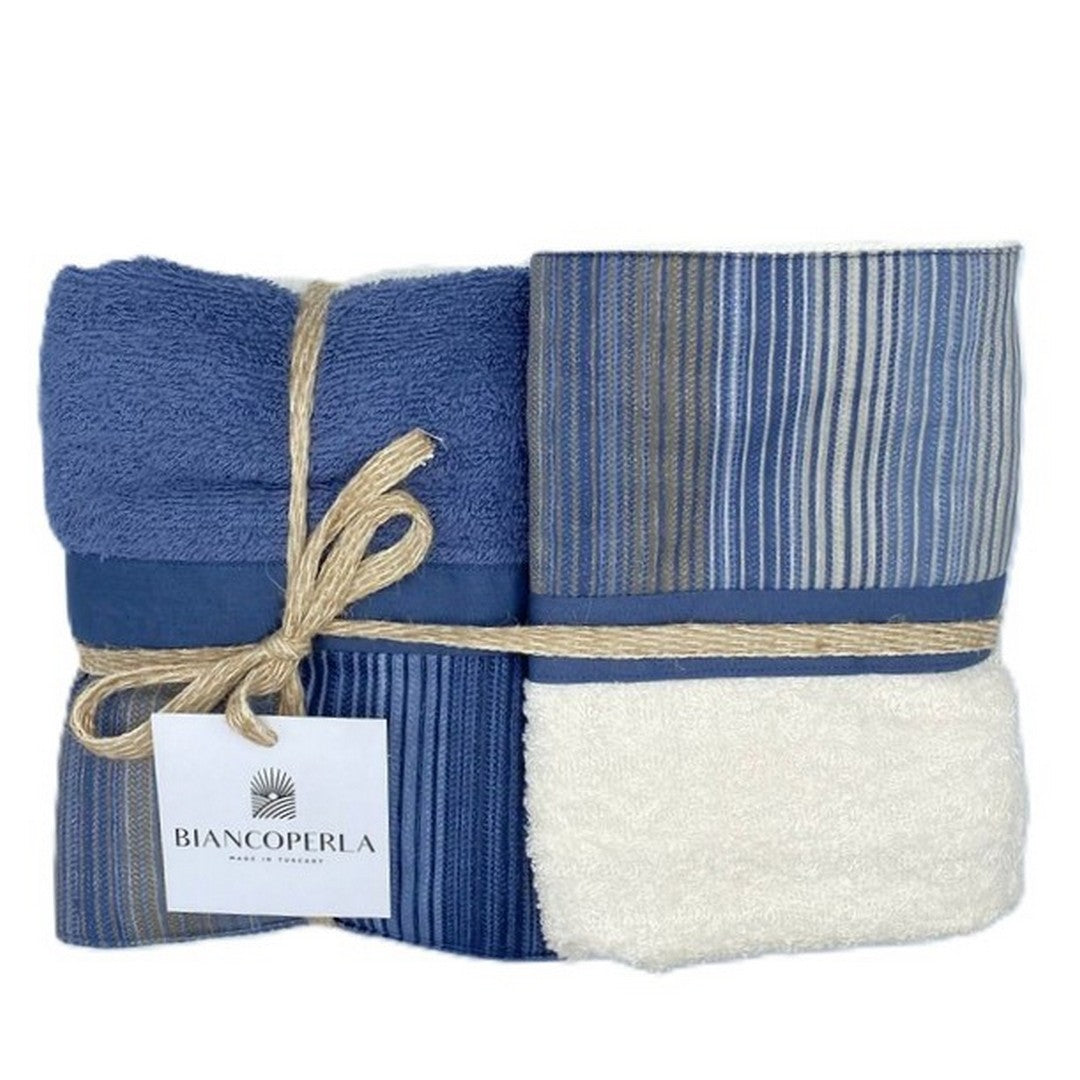 Biancoperla Set spugna 4 pezzi 2 Viso + 2 Ospite