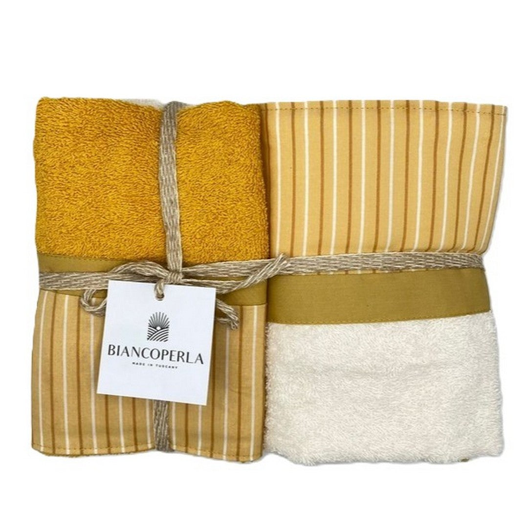 Biancoperla Set spugna 4 pezzi 2 Viso + 2 Ospite