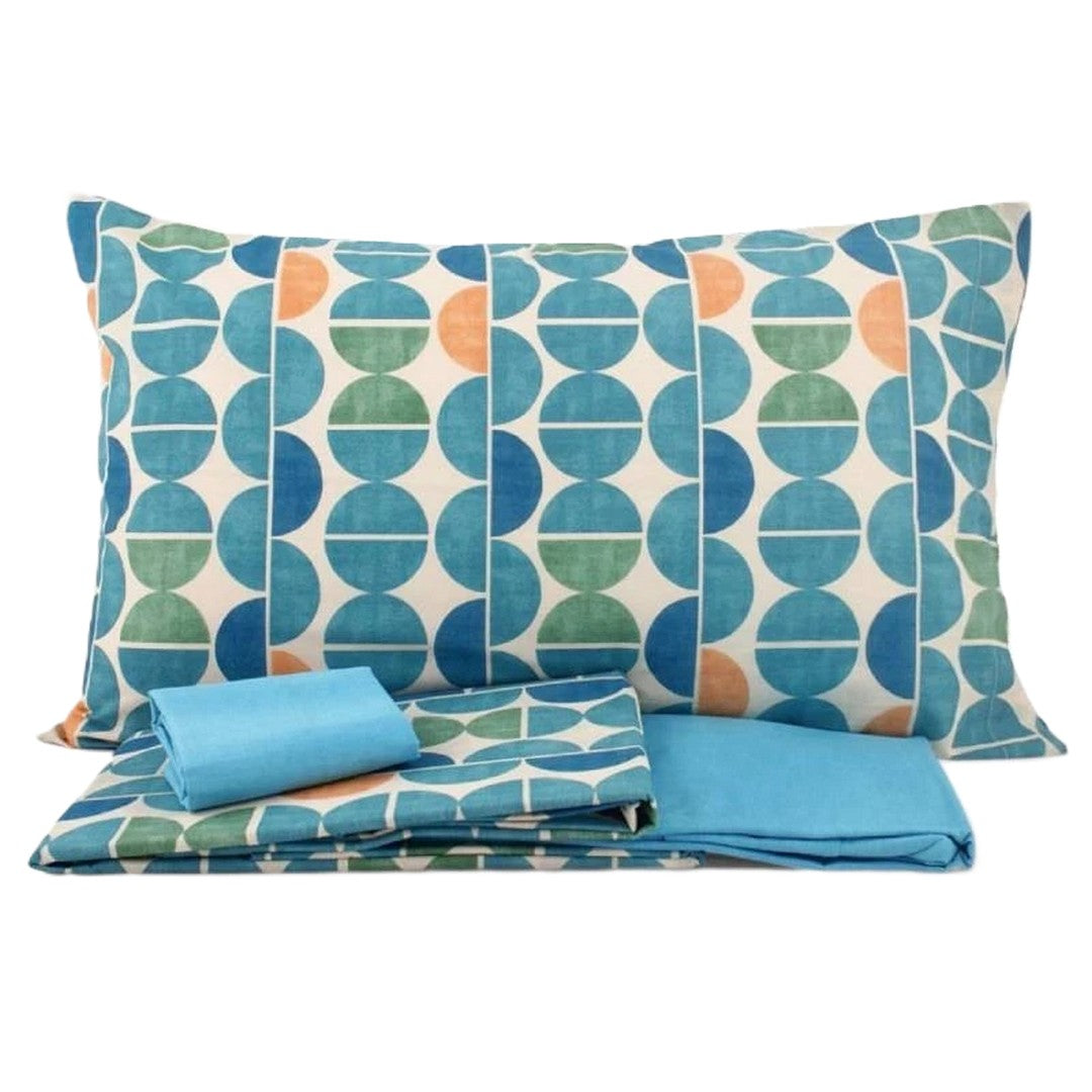 Bassetti Completo Lenzuola Matrimoniale Berry 4 Federe