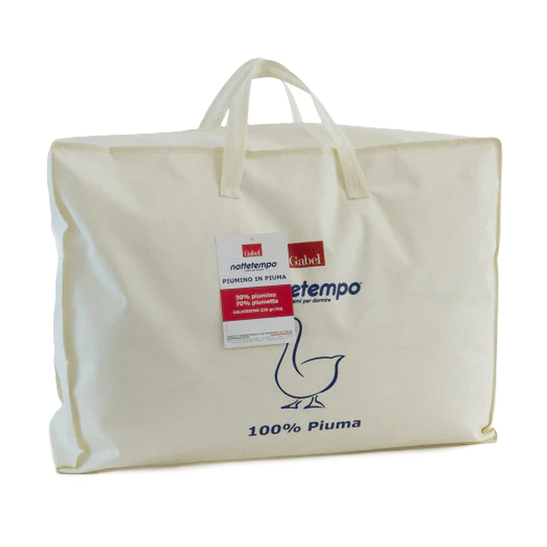 Gabel Piumino Matrimoniale in Piuma Vergine d'oca 30% piumino 70% piumetta