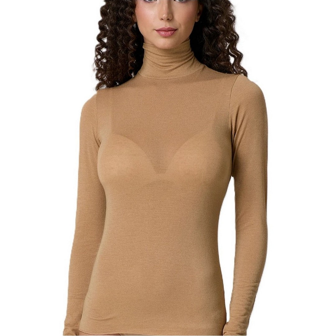 Jadea Donna Maglia Dolcevita con cashmere