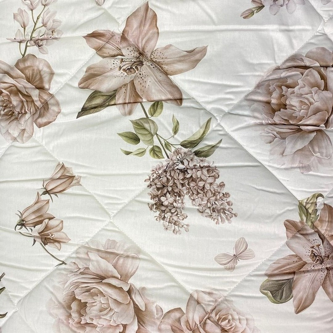 Botticelli Home Trapunta Matrimoniale in Cotone Stampato