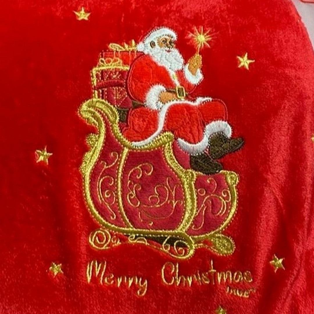 Irge Plaid Matrimoniale Slitta Rosso Roland 200x225 con Borsa