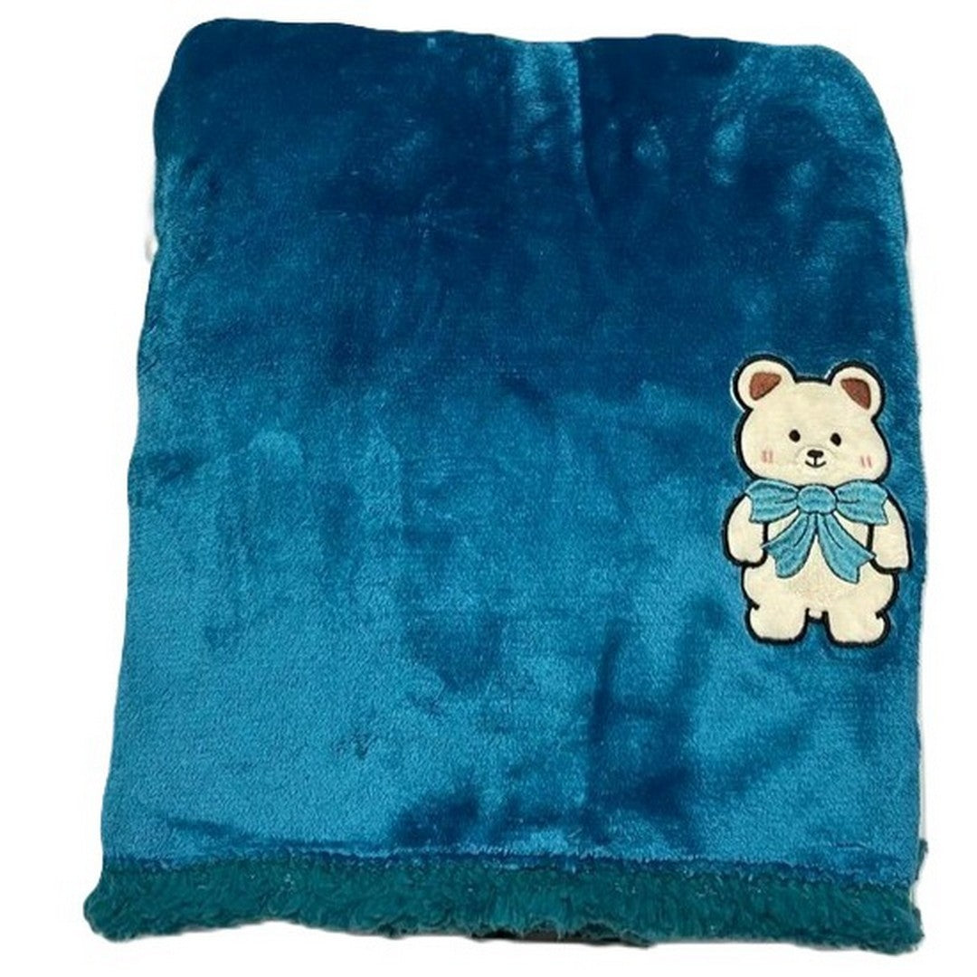 Helene Moncanis Plaid Matrimoniale con Orsetto 200x220