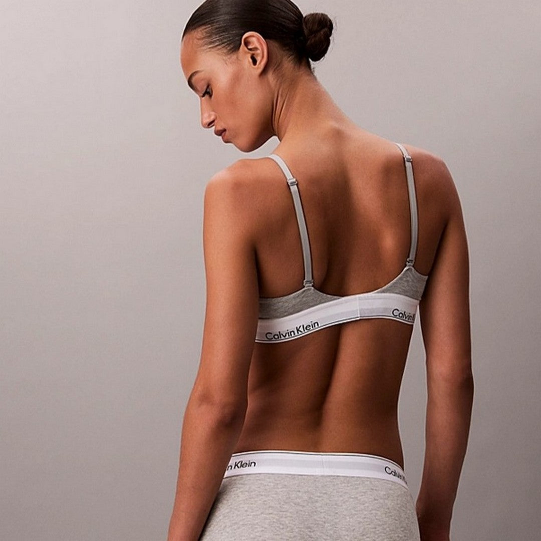 Calvin Klein Reggiseno Donna Triangolo Leggermente Imbottito Icon Modal Cotton