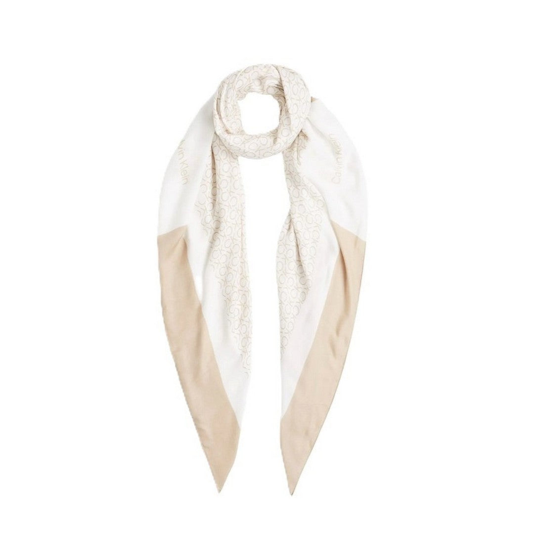 Calvin Klein Foulard Donna Geominimal Logo All Over K60K612706 PBP 130x130