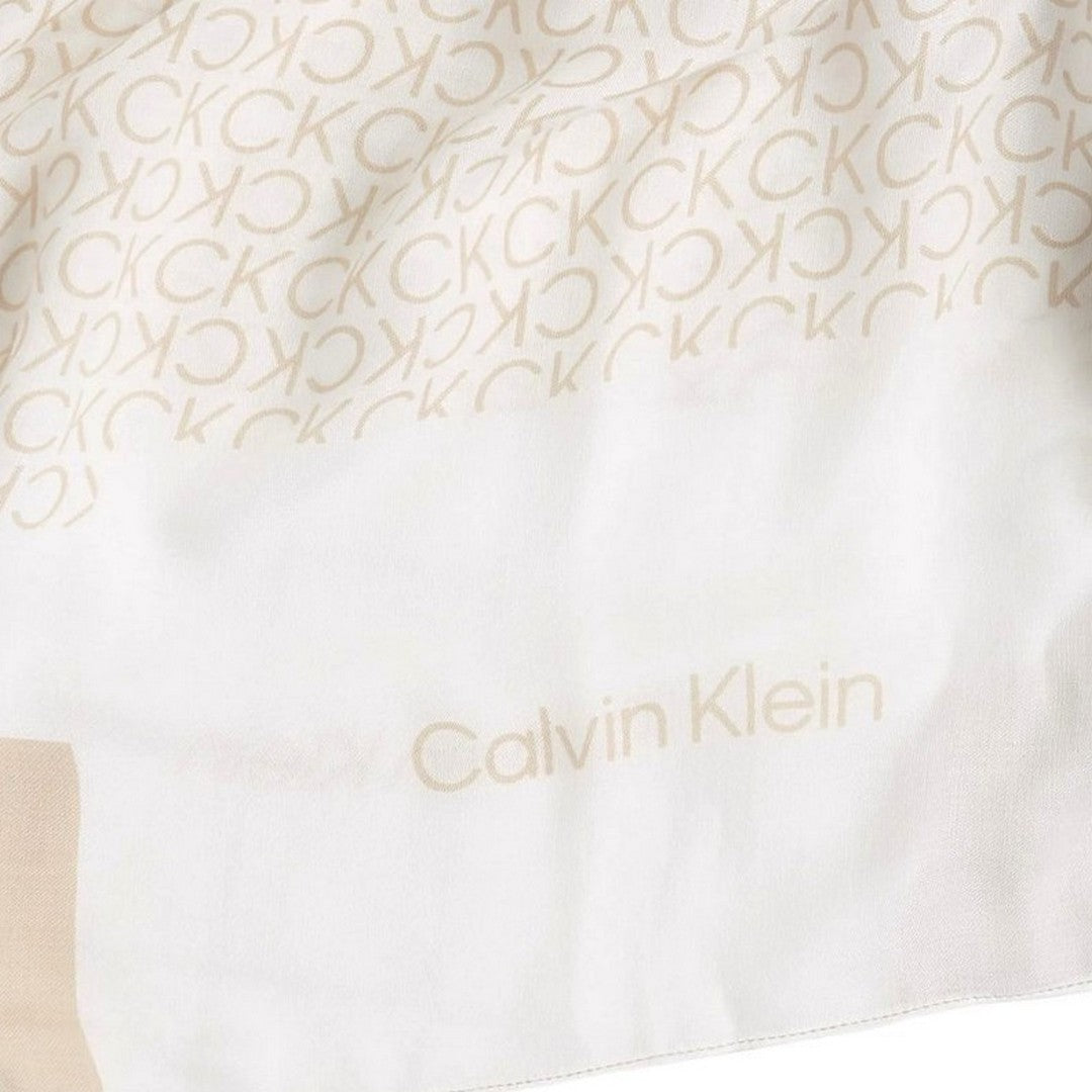 Calvin Klein Foulard Donna Geominimal Logo All Over K60K612706 PBP 130x130