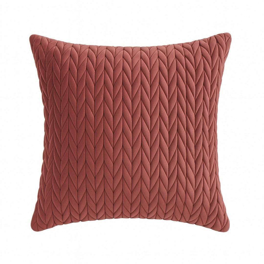 Linea Oro Fodera per Cuscino Arredo in Velluto Intreccio 50x50