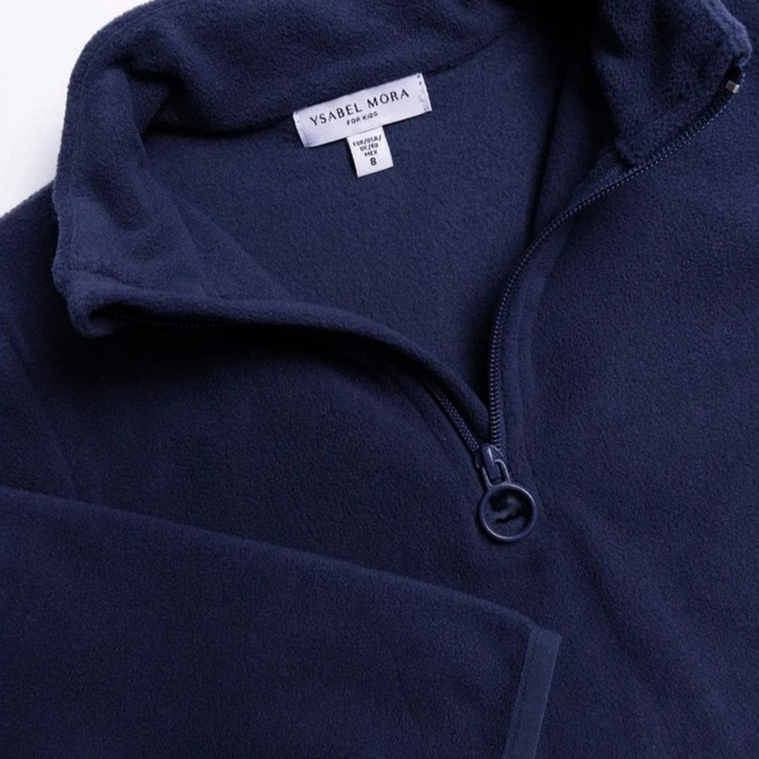 Ysabel Mora Giacca In Pile Maniche Lunghe con mezza zip Bambina/o