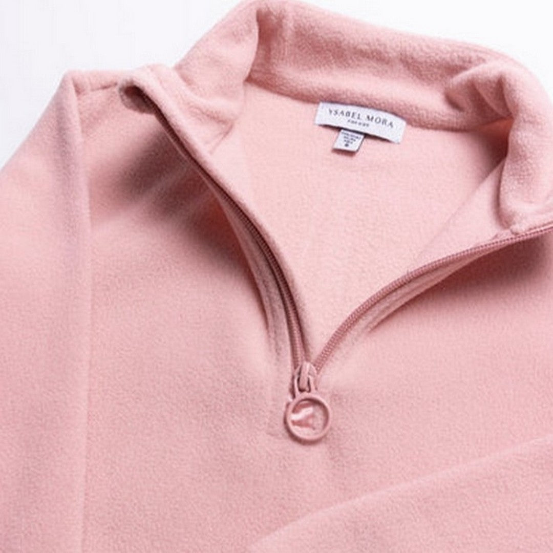 Ysabel Mora Giacca In Pile Maniche Lunghe con mezza zip Bambina/o