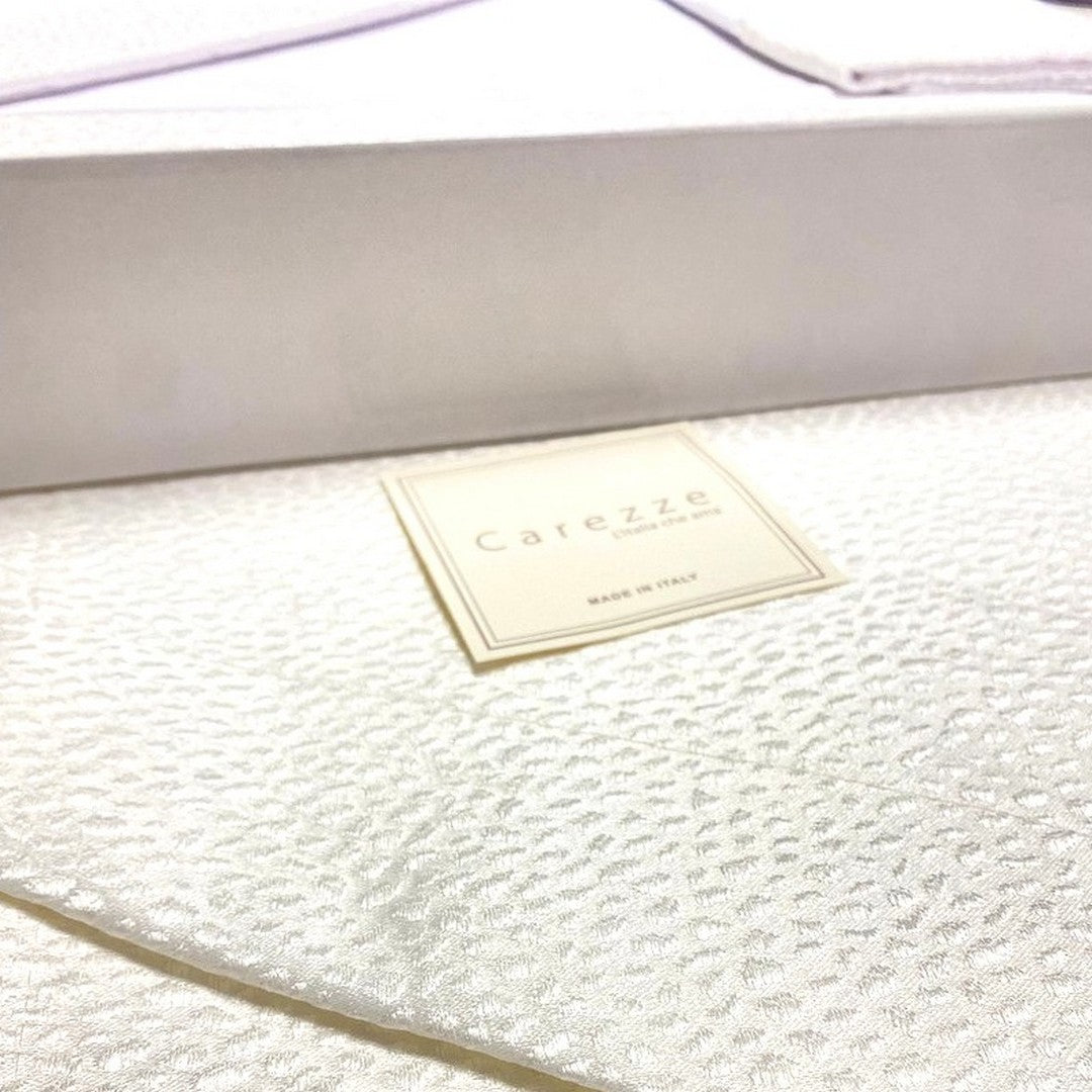 Carezze Set Lenzuola e Copriletto Matrimoniale Arabella Bianco