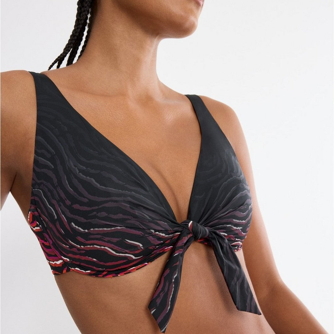 Triumph Beachwear Top Bikini Donna Con Ferretto Nodo Wild - 10226588