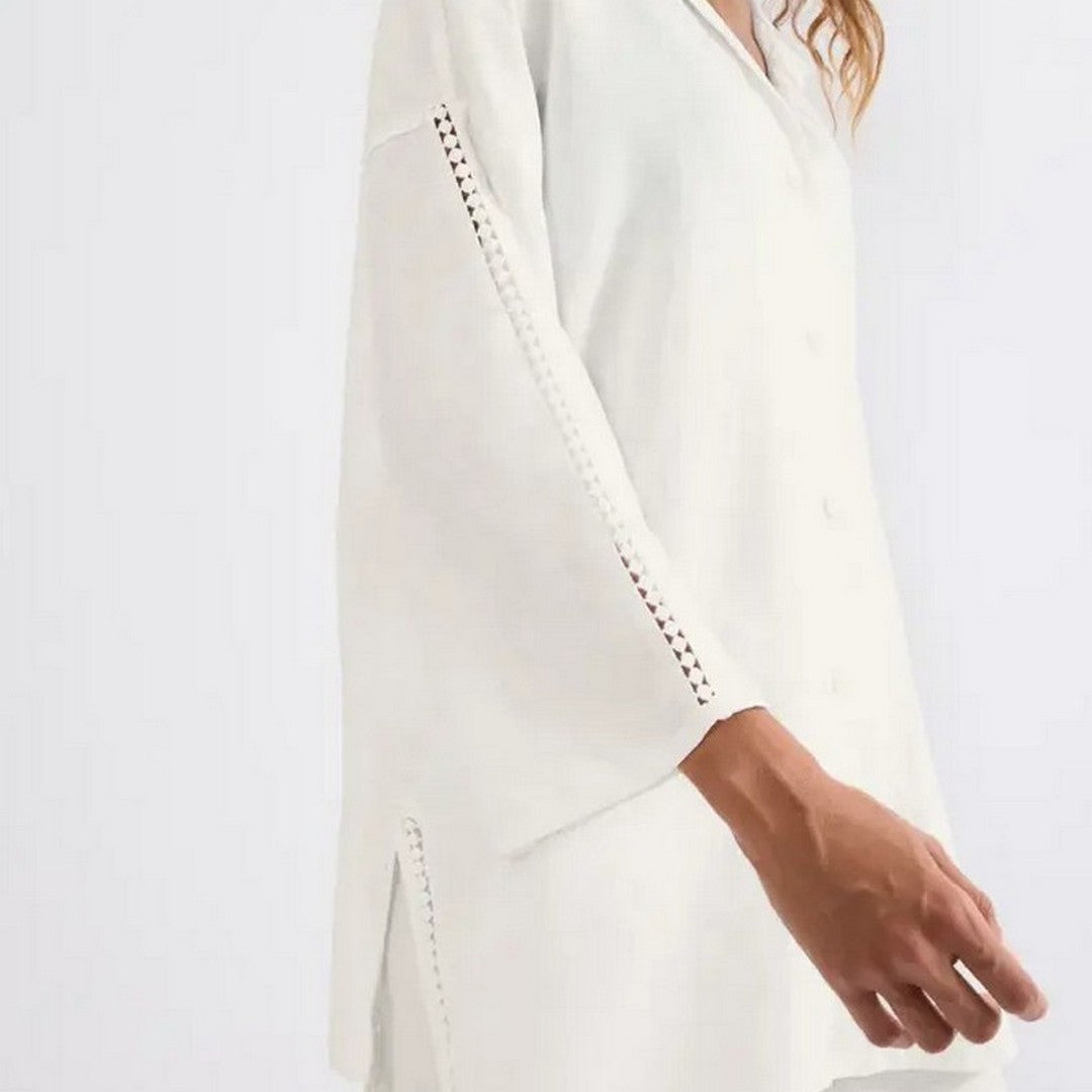 Triumph Beachwear Camicia Donna Lino e Viscosa