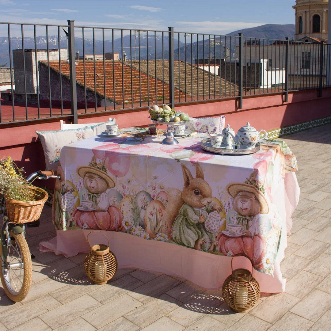 Maestri Cotonieri Home Tovaglia da Tavola in Cotone Friends