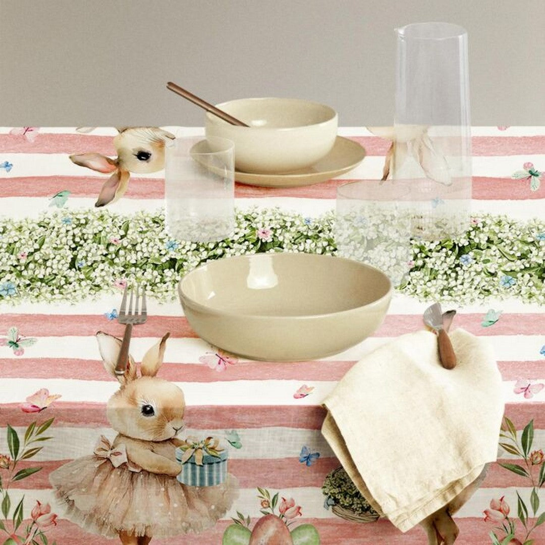 Maestri Cotonieri Home Tovaglia da Tavola in Cotone Favola