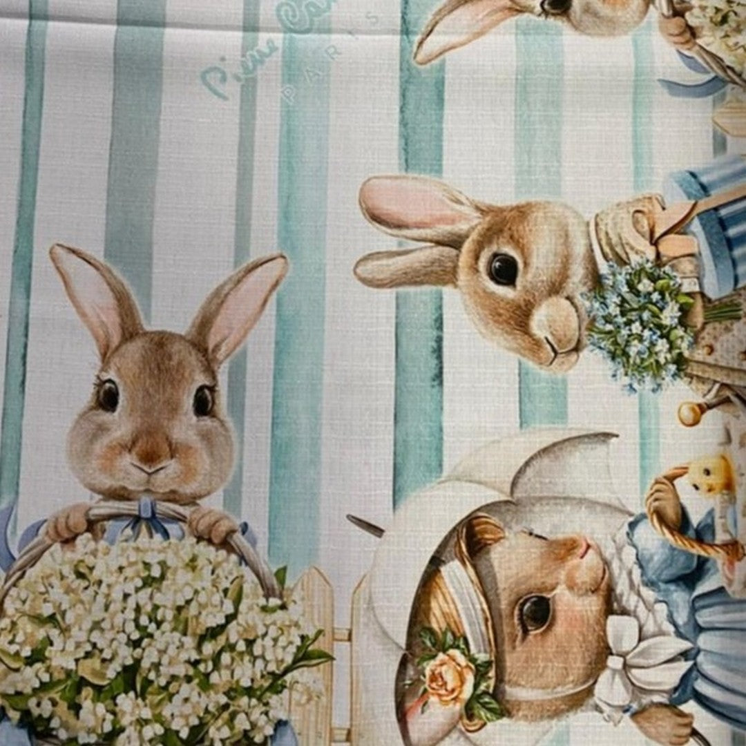 Pierre Cardin Tovaglia da Tavola Alice Var. Acqua