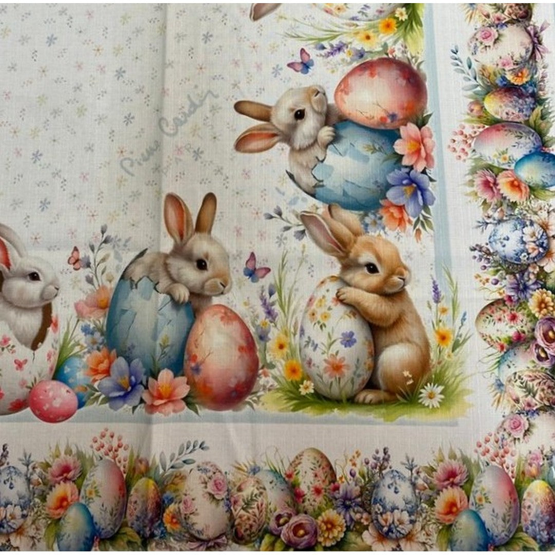 Pierre Cardin Tovaglia da Tavola Alice per 12 Posti Var. Coniglietti