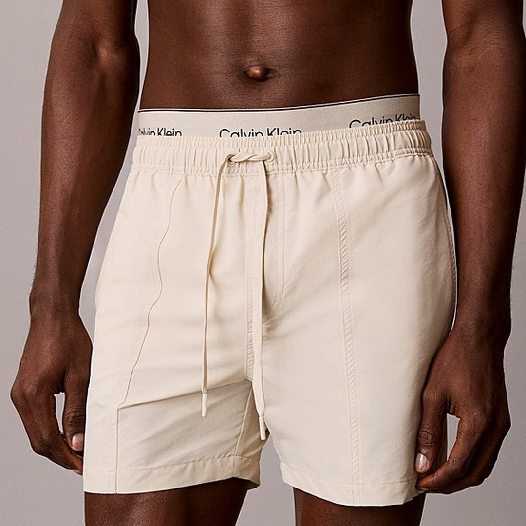 Calvin Klein Beachwear Uomo Costume Pantaloncino Medio - LV00N61017-PD1