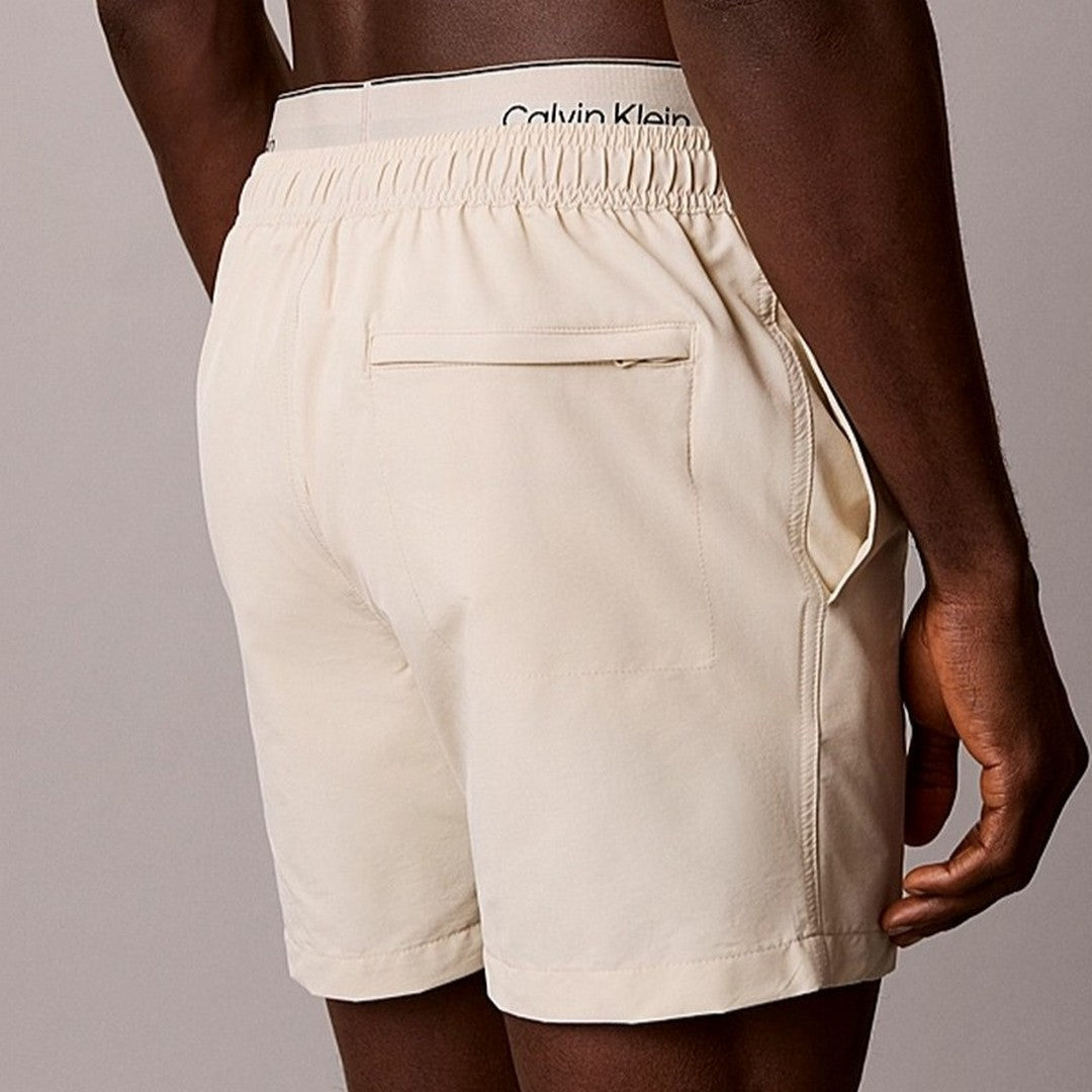Calvin Klein Beachwear Uomo Costume Pantaloncino Medio - LV00N61017-PD1