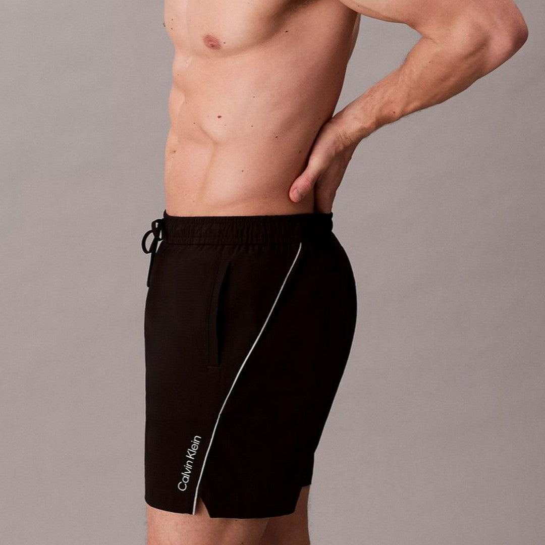 Calvin Klein Beachwear Uomo Costume Pantaloncino Medio - LV00N61037-UB1