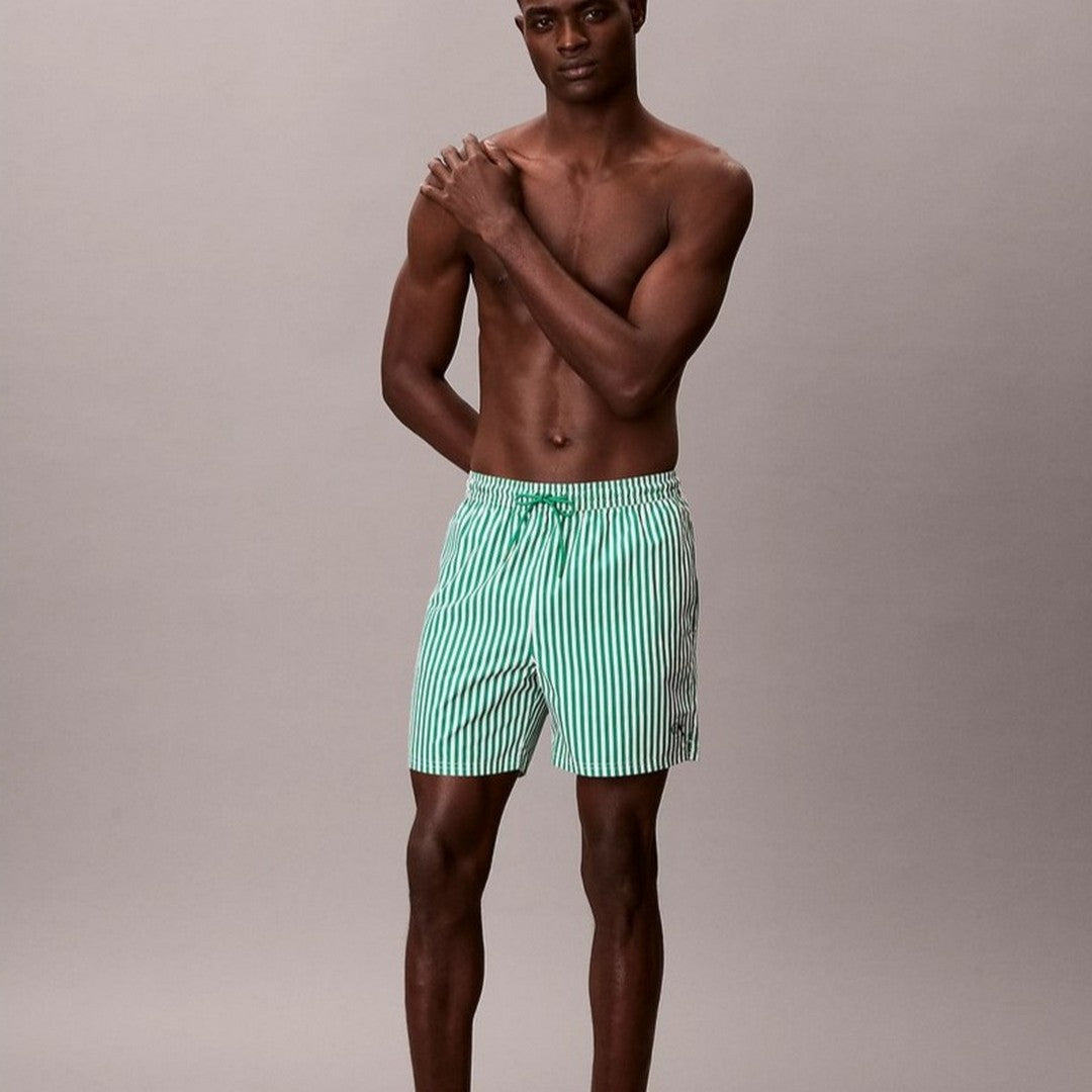 Calvin Klein Beachwear Uomo Costume Pantaloncino Medio - LV00N61045-4ZF