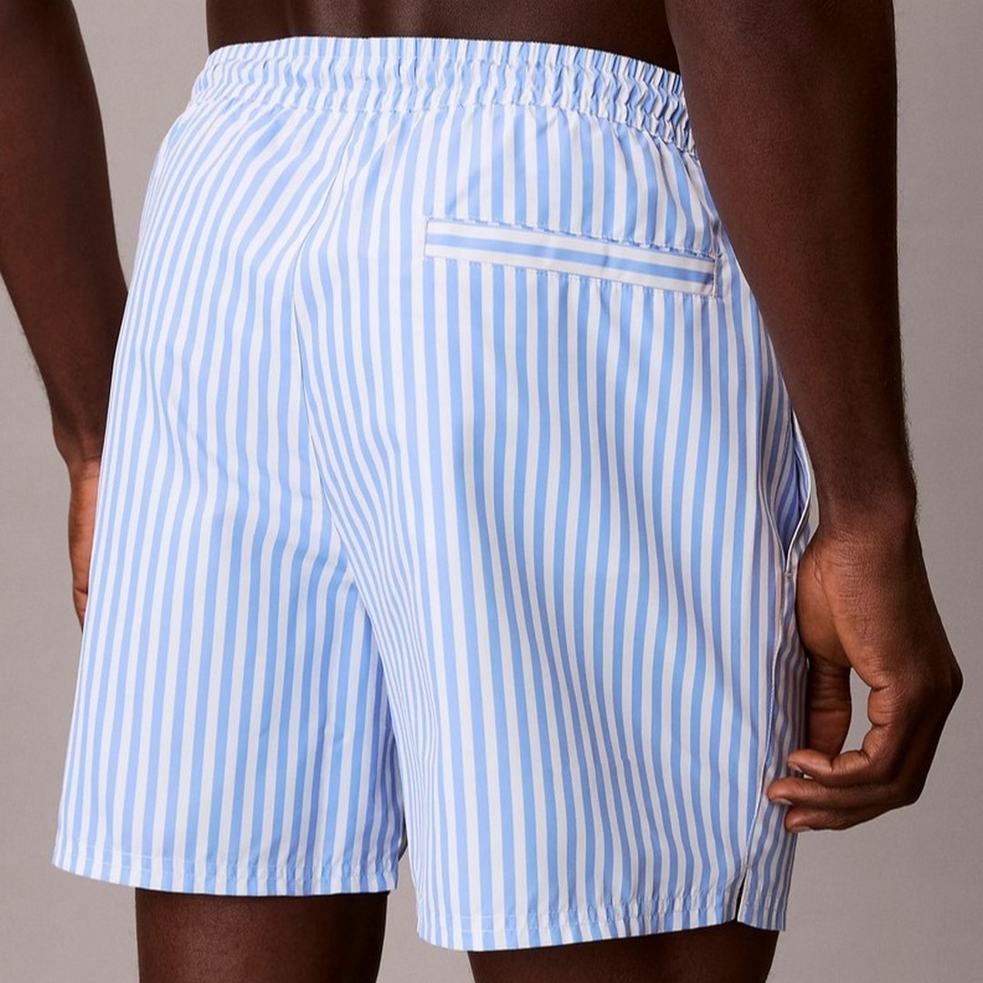 Calvin Klein Beachwear Uomo Costume Pantaloncino Medio - LV00N61045-SNE