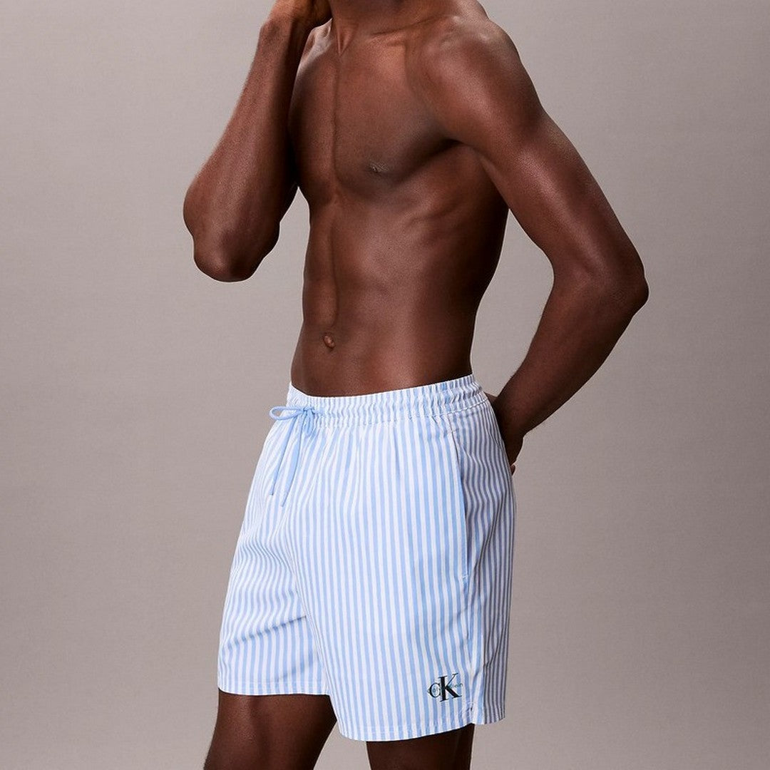 Calvin Klein Beachwear Uomo Costume Pantaloncino Medio - LV00N61045-SNE