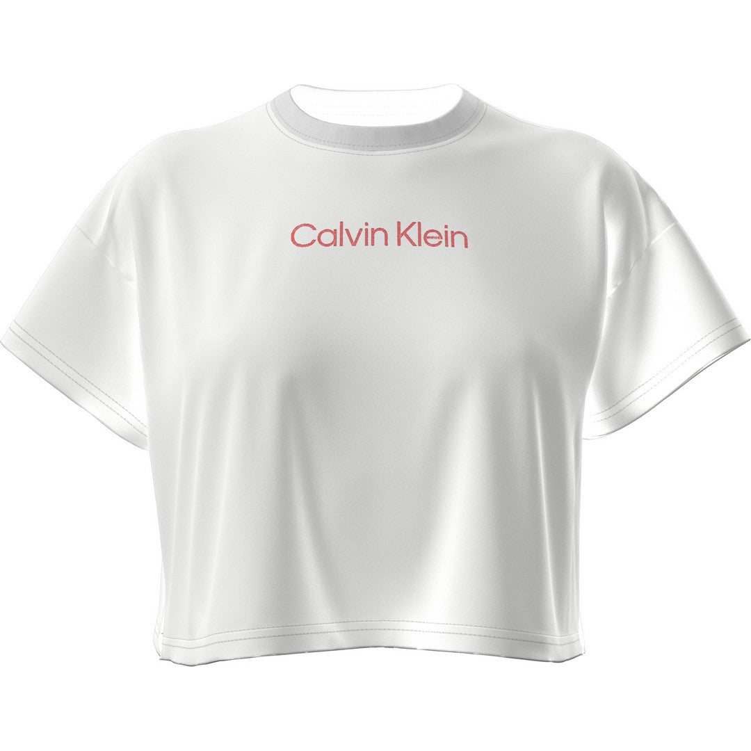 Calvin Klein Beachwear T-shirt Donna Crop Top - LV00Q61201-100