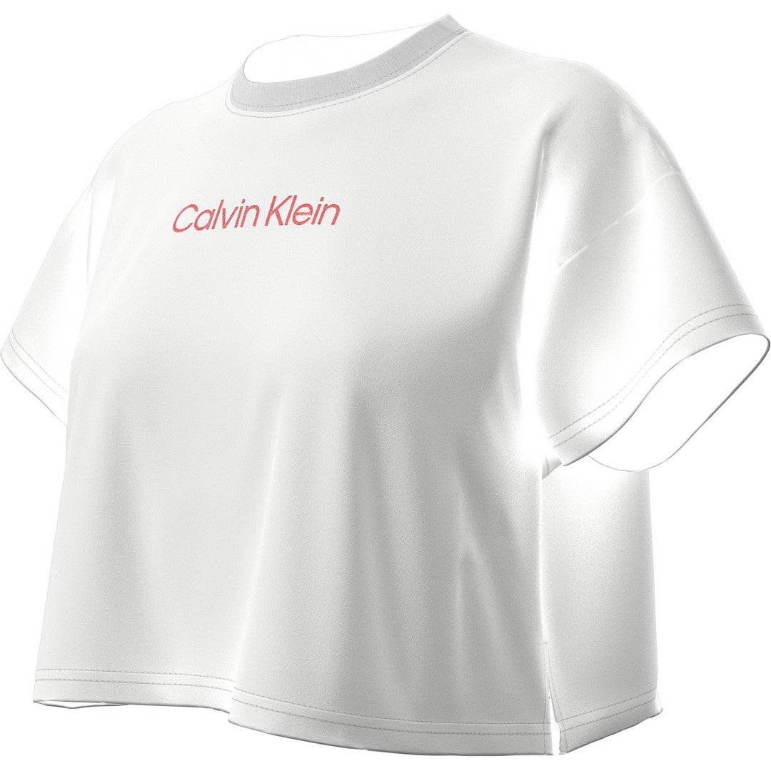 Calvin Klein Beachwear T-shirt Donna Crop Top - LV00Q61201-100